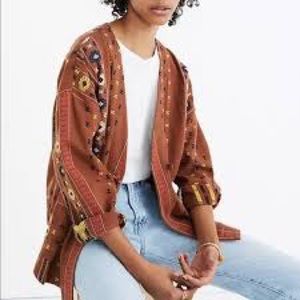 Madewell Shirttail Wrap Jacket